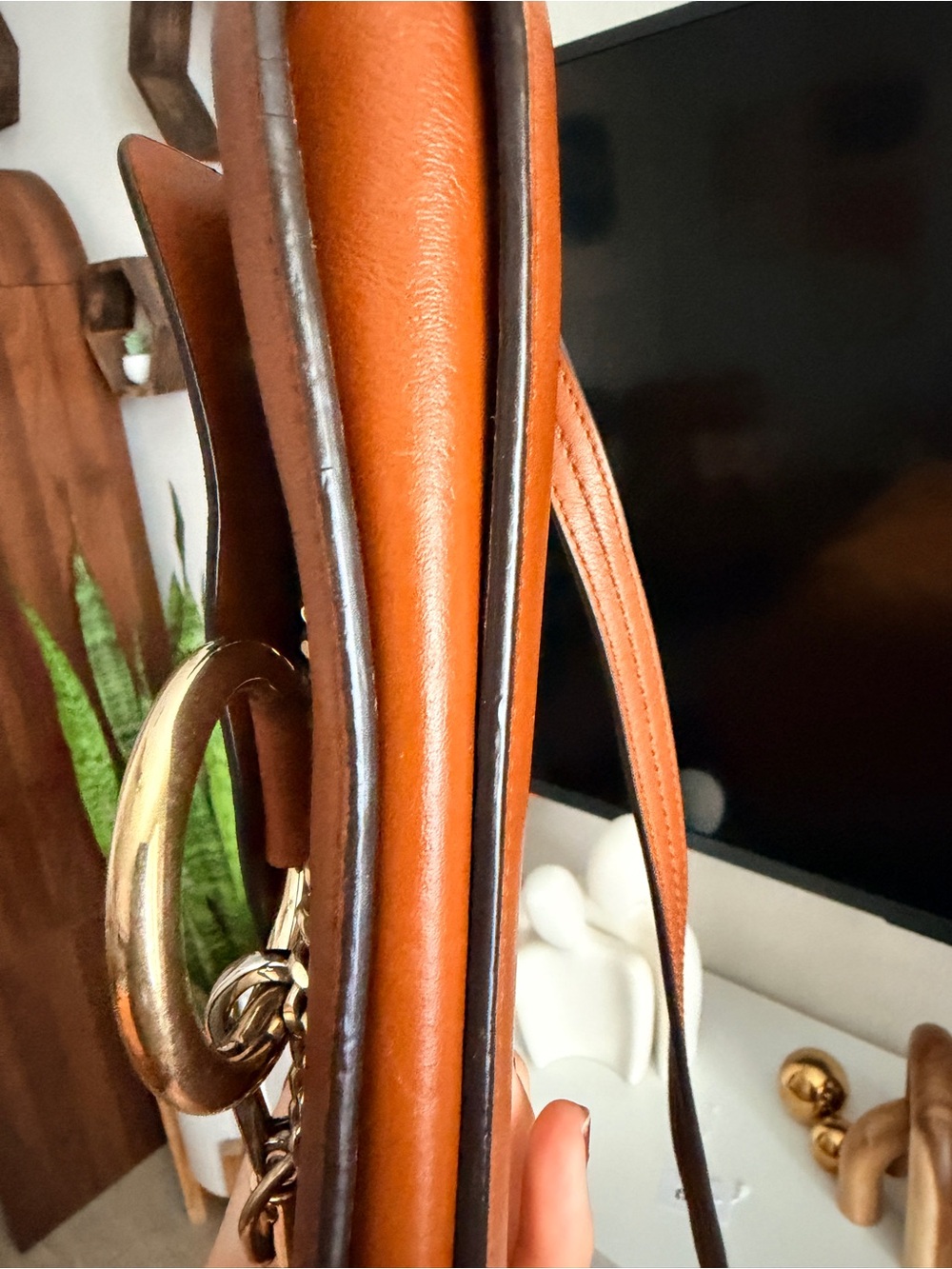 Chloé Small Faye Tobacco Brown Suede Leather Crossbody Bag + COA - Picture 4 of 14